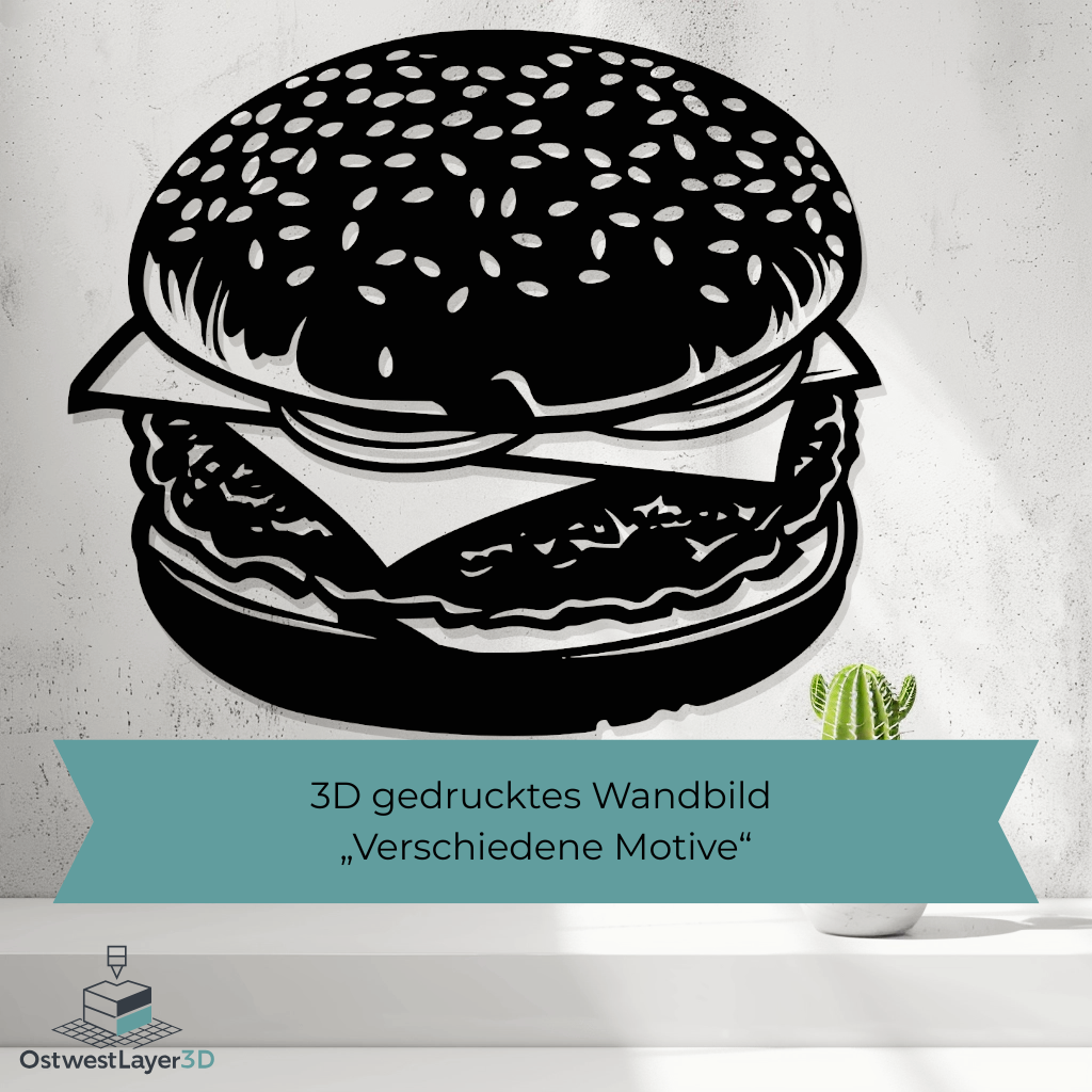 Gedrucktes Wandbild- Verschiedene Motive wählbar
