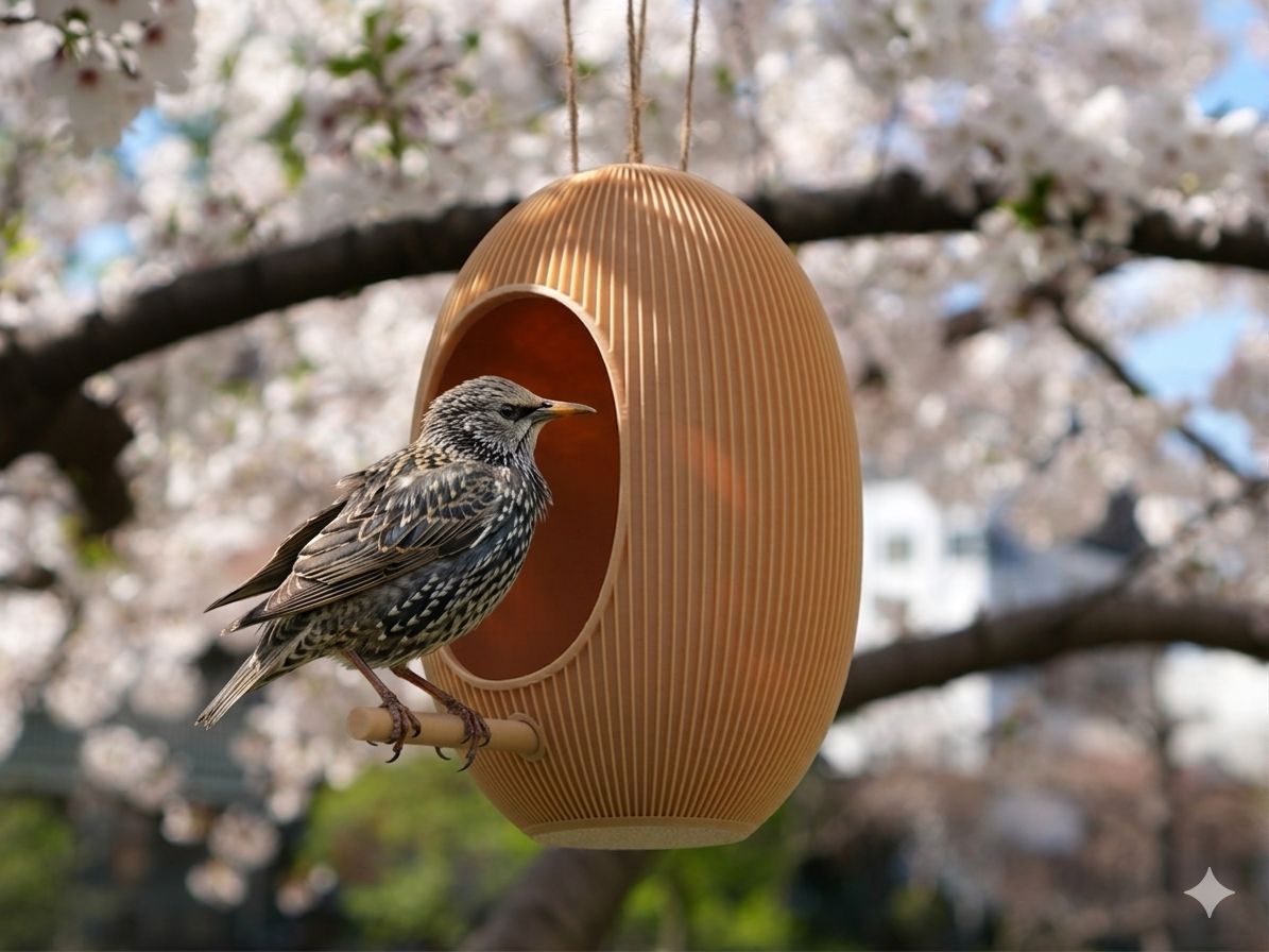 Modernes Vogelhaus für Balkon & Garten – wetterfest und langlebig