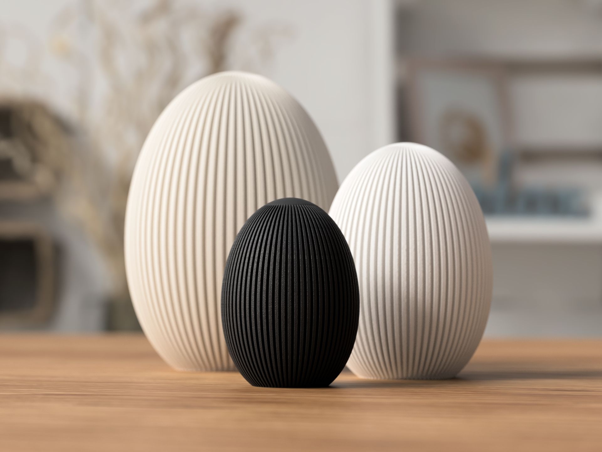 Minimalistische Osterdeko - Deko Ei