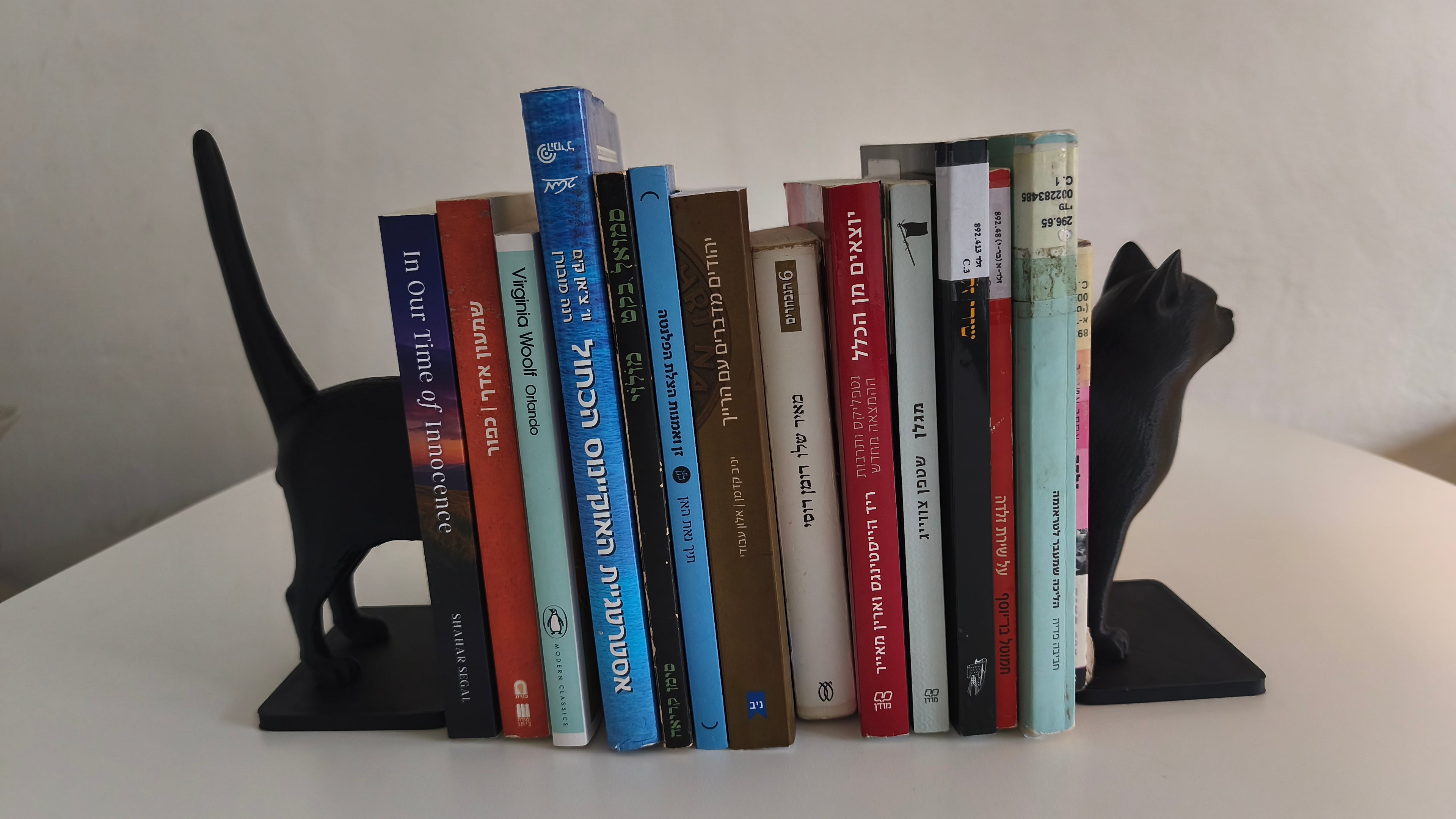 Buchstützen aus PLA – Tierdesigns Drache, Hund, Katze & Hase